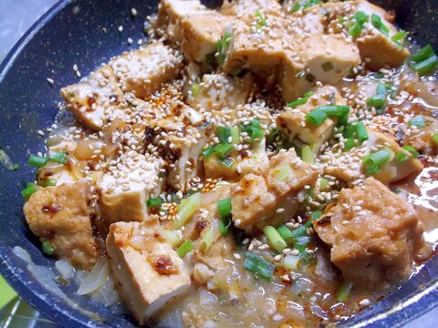 厚揚げで簡単☆麻婆豆腐風☆